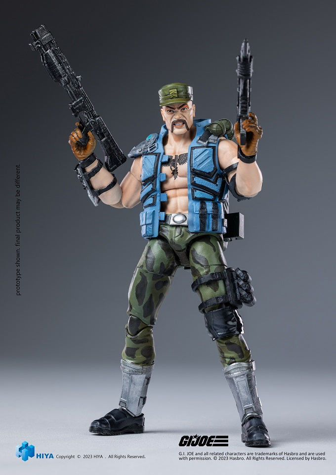 (Rare) G.I.Joe Gung-Ho Exquisite Mini Series 1/18 Scale - Action Figure By HIYA Toys