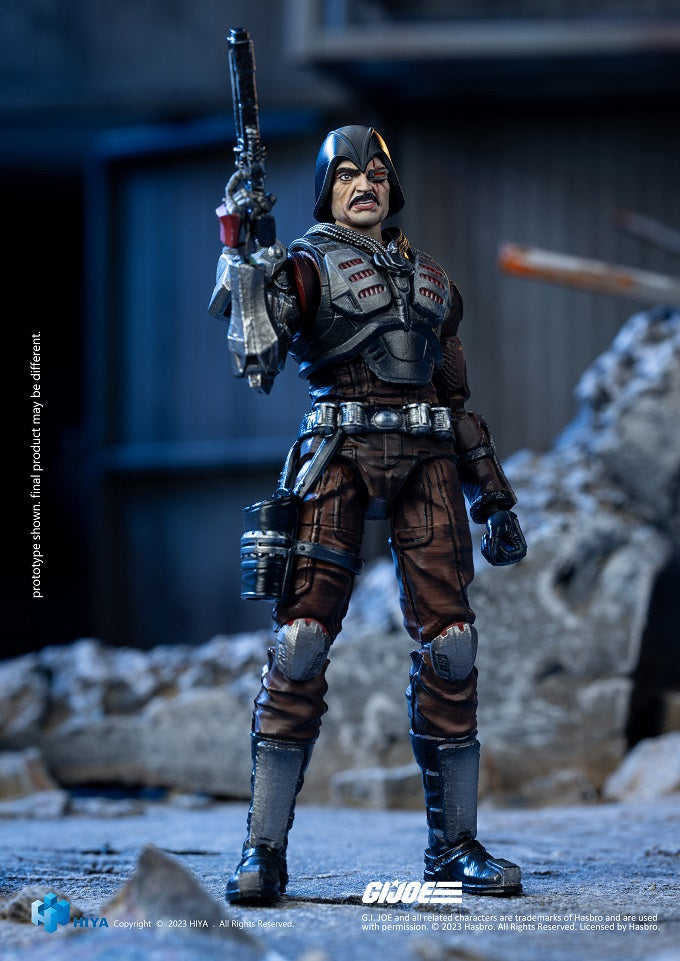 (Rare) G.I.Joe Major Bludd Exquisite Mini Series 1/18 Scale - Action Figure By HIYA Toys