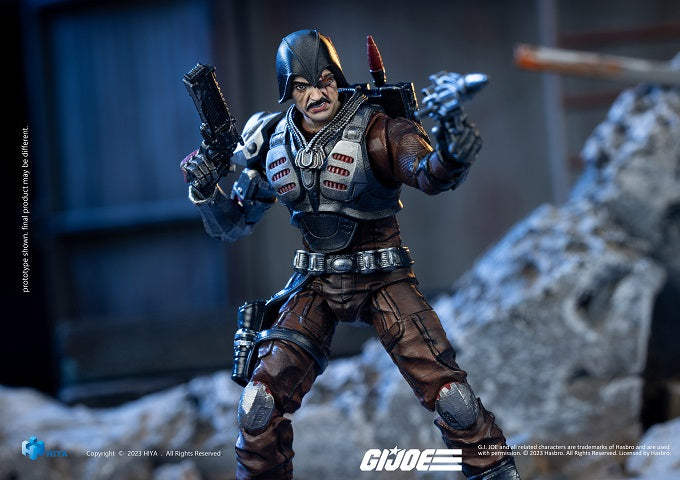 (Rare) G.I.Joe Major Bludd Exquisite Mini Series 1/18 Scale - Action Figure By HIYA Toys