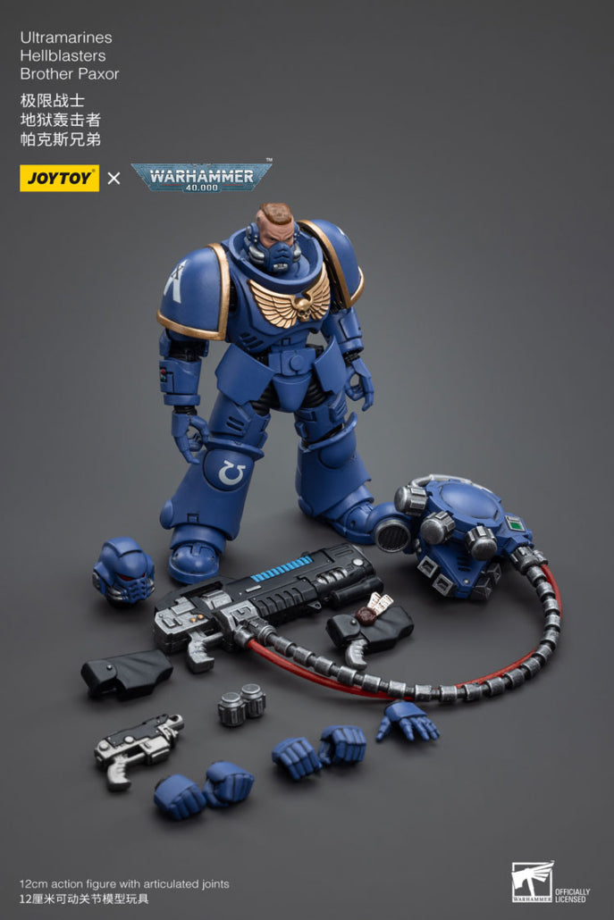 Ultramarines Hellblasters Brother Paxor - Warhammer 40K Action Figure By JOYTOY