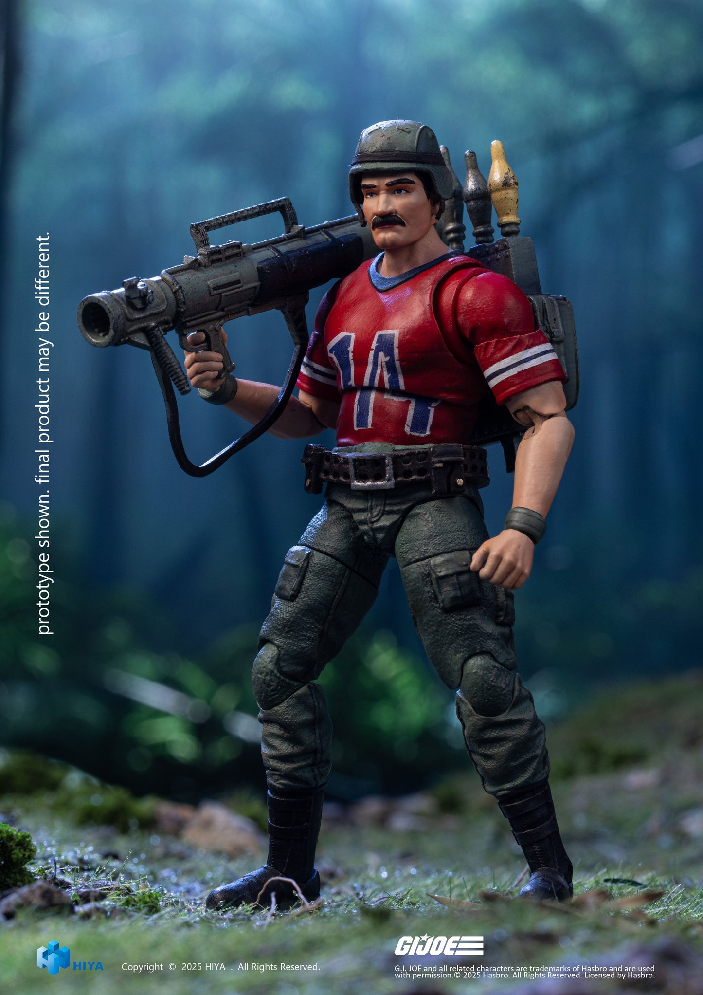 Exquisite Mini Series 1/18  G.I.Joe BAZOOKA - Action Figure By HIYA Toys