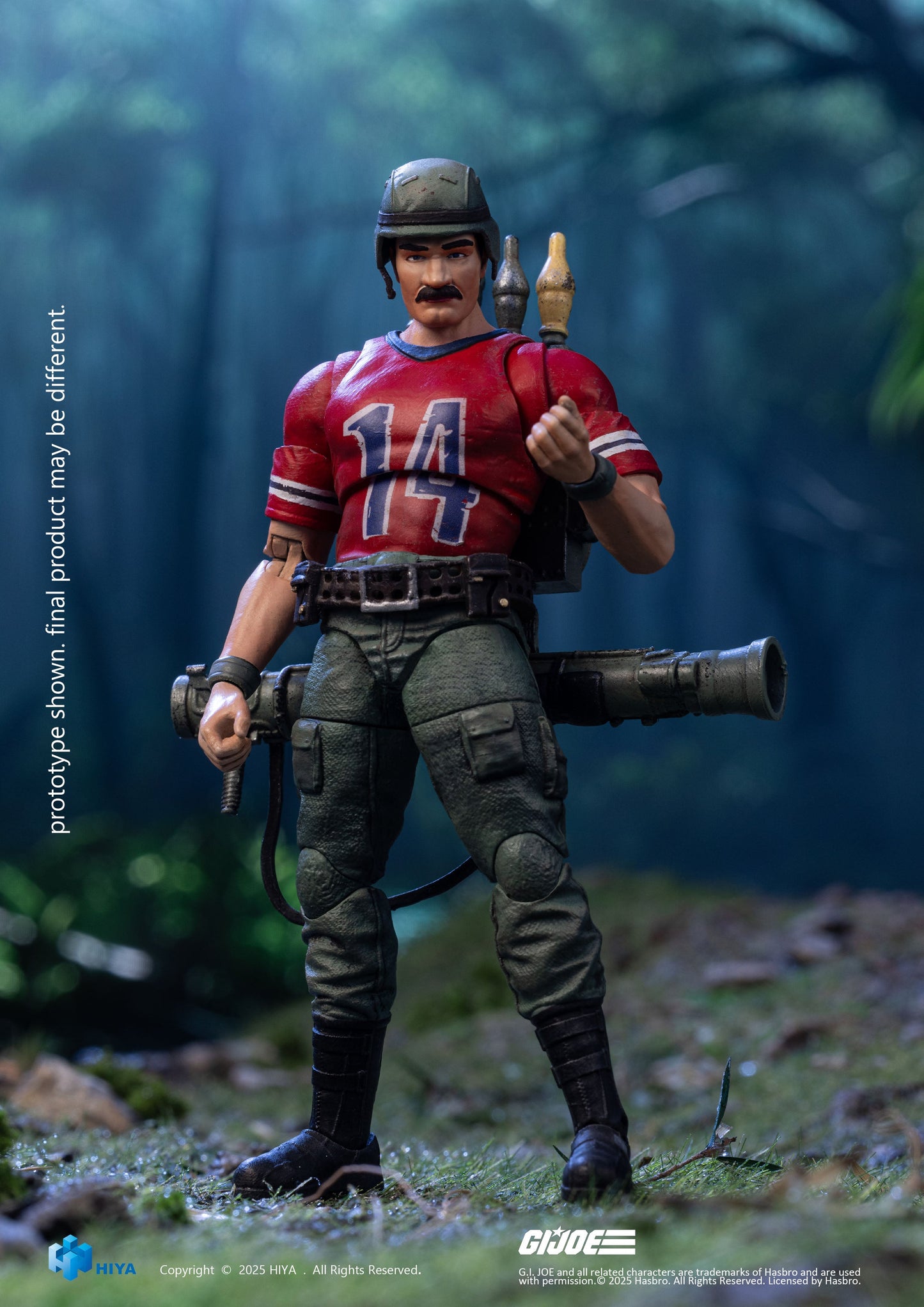 Exquisite Mini Series 1/18  G.I.Joe BAZOOKA - Action Figure By HIYA Toys