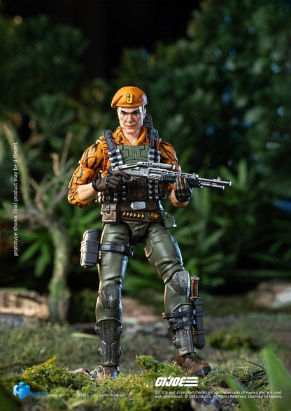 (Rare) G.I.Joe Flint Tiger Force Ver. Exquisite Mini Series 1/18 Scale - Action Figure By HIYA Toys