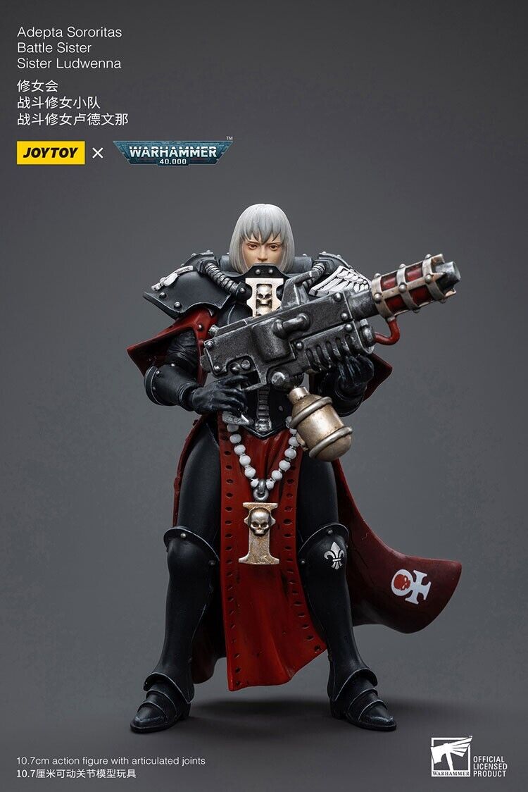 (RE-RUN) Adepta Sororitas Battle Sister Sister Ludwenna - Warhammer 40K Action Figure By JOYTOY
